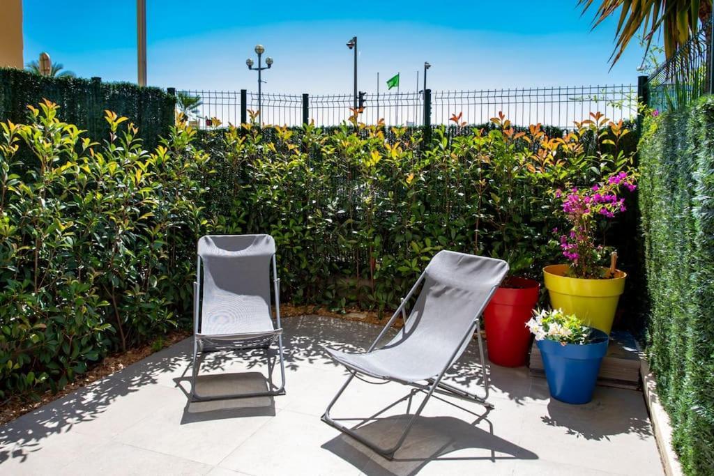 #43 Design Studio Terrace Ac Wifi Sea View 1Min Beach Nice Exteriör bild